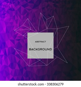 Abstract vector background for your work: document, presentation, web and mobile applications, business infographic, illustration template design, site,cover, poster