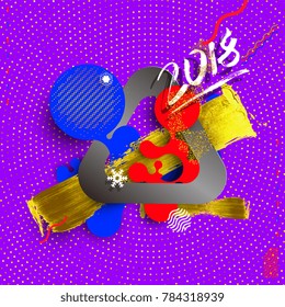 abstract vector background-Dot Graphics 2018