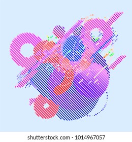 abstract vector background-Dot Graphics 