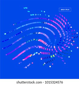 abstract vector background-Dot Graphics