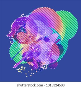 abstract vector background-Dot Graphics