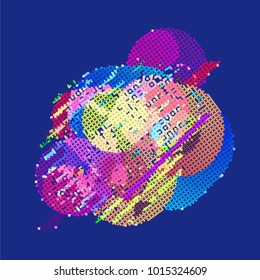 abstract vector background-Dot Graphics