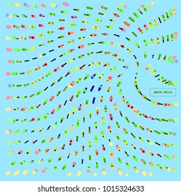 abstract vector background-Dot Graphics