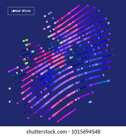 abstract vector background-Dot Graphics 