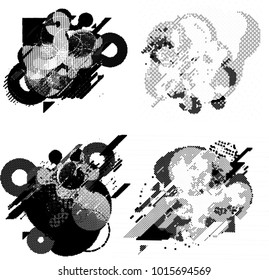 abstract vector background-Dot Graphics 