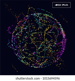 abstract vector background-Dot Graphics 