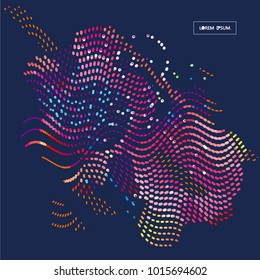 abstract vector background-Dot Graphics 