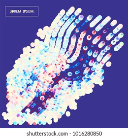 abstract vector background-Dot Graphics