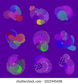 abstract vector background-Dot Graphics