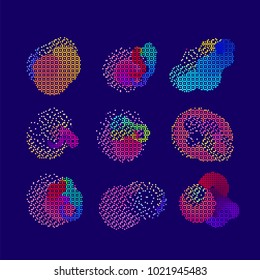 abstract vector background-Dot Graphics