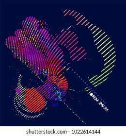 abstract vector background-Dot Graphics