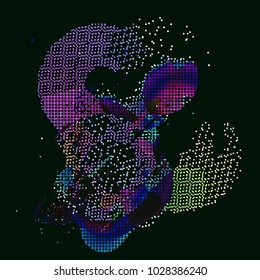 abstract vector background-Dot Graphics