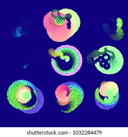 abstract vector background-Dot Graphics