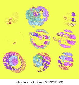 abstract vector background-Dot Graphics