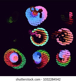 abstract vector background-Dot Graphics