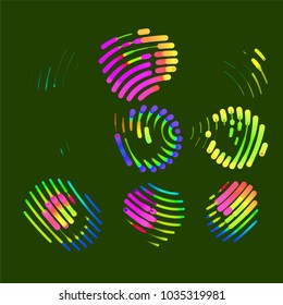 abstract vector background-Dot Graphics 