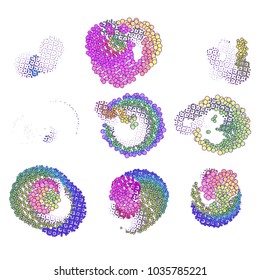 abstract vector background-Dot Graphics  