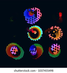 abstract vector background-Dot Graphics 