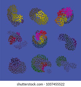 abstract vector background-Dot Graphics 