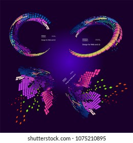 abstract vector background-Dot Graphics