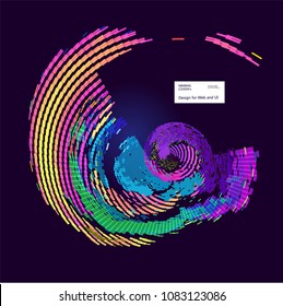 abstract vector background-Dot Graphics