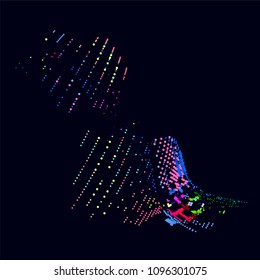 abstract vector background-Dot Graphics  