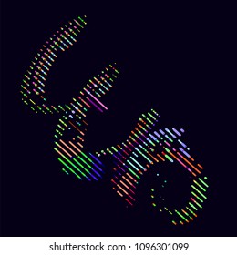 abstract vector background-Dot Graphics  