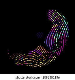 abstract vector background-Dot Graphics  