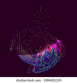 abstract vector background-Dot Graphics  