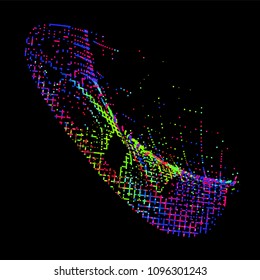 abstract vector background-Dot Graphics  