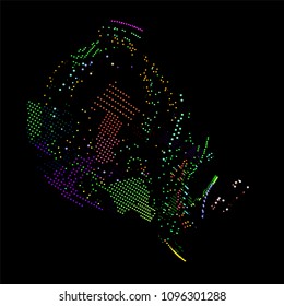 abstract vector background-Dot Graphics  