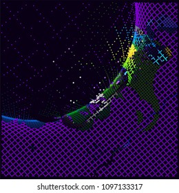 abstract vector background-Dot Graphics 