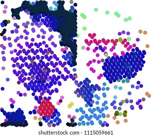 abstract vector background-Dot Graphics