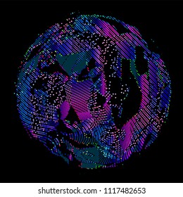 abstract vector background-Dot Graphics