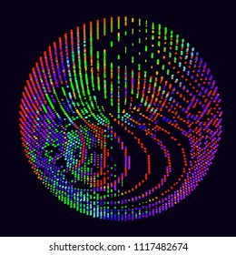 abstract vector background-Dot Graphics