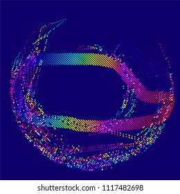 abstract vector background-Dot Graphics