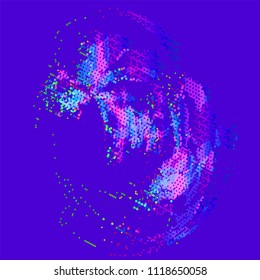 abstract vector background-Dot Graphics 