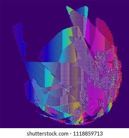 abstract vector background-Dot Graphics