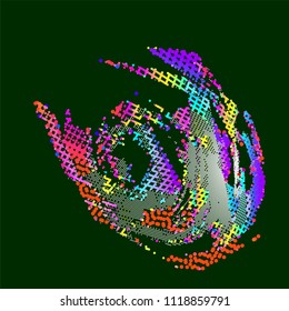 abstract vector background-Dot Graphics