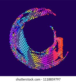 abstract vector background-Dot Graphics
