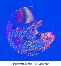 abstract vector background-Dot Graphics