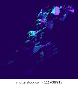 abstract vector background-Dot Graphics