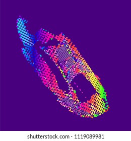 abstract vector background-Dot Graphics