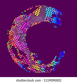 abstract vector background-Dot Graphics