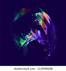 abstract vector background-Dot Graphics
