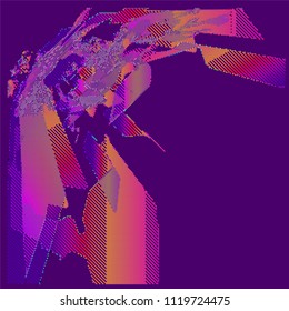 abstract vector background-Dot Graphics 