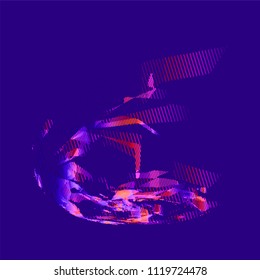 abstract vector background-Dot Graphics 