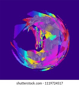 abstract vector background-Dot Graphics 