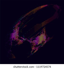 abstract vector background-Dot Graphics 