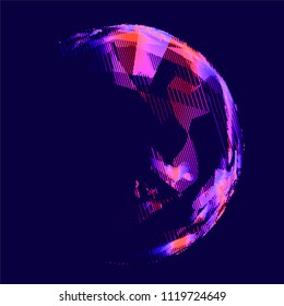 abstract vector background-Dot Graphics 